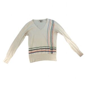 Tory sport long sleeved white sweater
